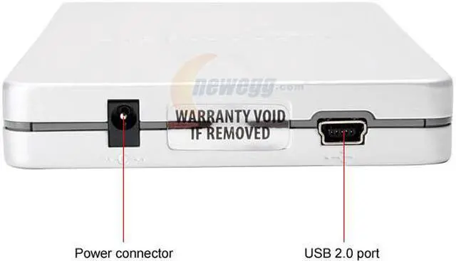 Alt view image 2 of 5 - acomdata 160GB USB 2.0 2.5" Hybrid External Hard Drive PHD160UHE-54