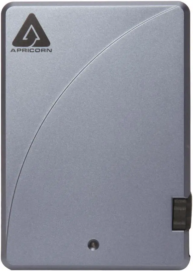 Apricorn 250gb Portable Hard drive w/password protection & 128 BIT AES ...