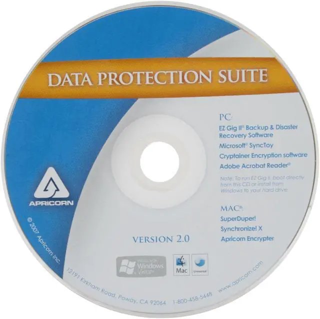 Alt view image 6 of 7 - APRICORN EZ BUS DTS 1TB USB 2.0 / eSATA 3.5" External Hard Drive EZ-BUS-DTS-1TBe