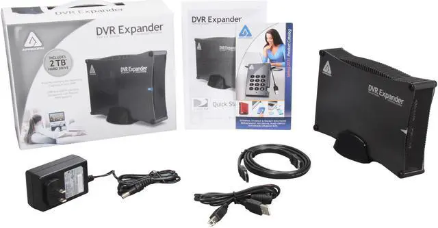 Alt view image 5 of 5 - APRICORN 2TB USB 2.0 / eSATA 3.5" DVR Expander II for DirecTV ADTVE2-2000