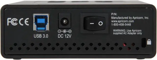 Alt view image 4 of 8 - APRICORN Aegis Padlock DT 2TB USB 3.0 3.5" External Hard Drive 256-bit AES Encryption ADT-3PL256-2000