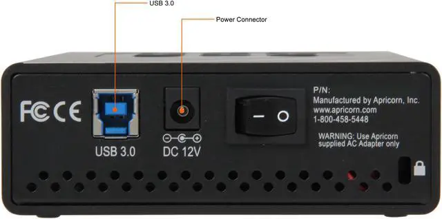 Alt view image 5 of 8 - APRICORN Aegis Padlock DT 2TB USB 3.0 3.5" External Hard Drive 256-bit AES Encryption ADT-3PL256-2000