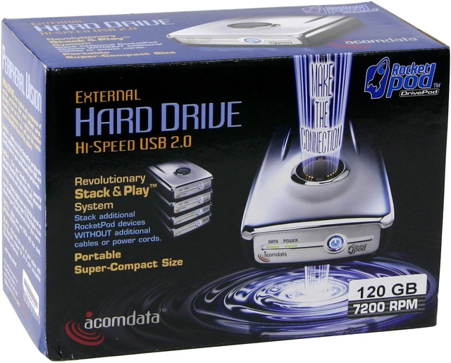 acomdata 120GB USB 2.0 External Hard Drive - Newegg.com
