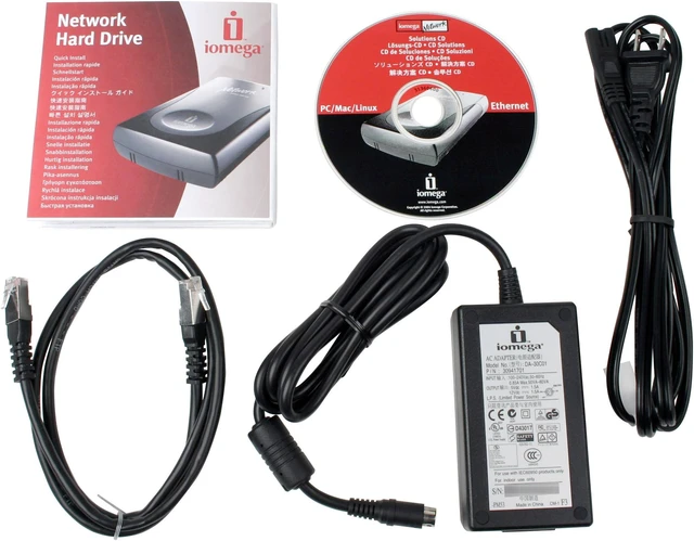 Alt view image 4 of 5 - iomega 33087 160GB Network Hard Drive High-Speed Ethernet