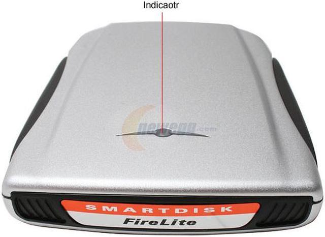 Alt view image 2 of 7 - SMARTDISK FireLite 160GB USB 2.0 2.5" External Hard Drive USBFLB160