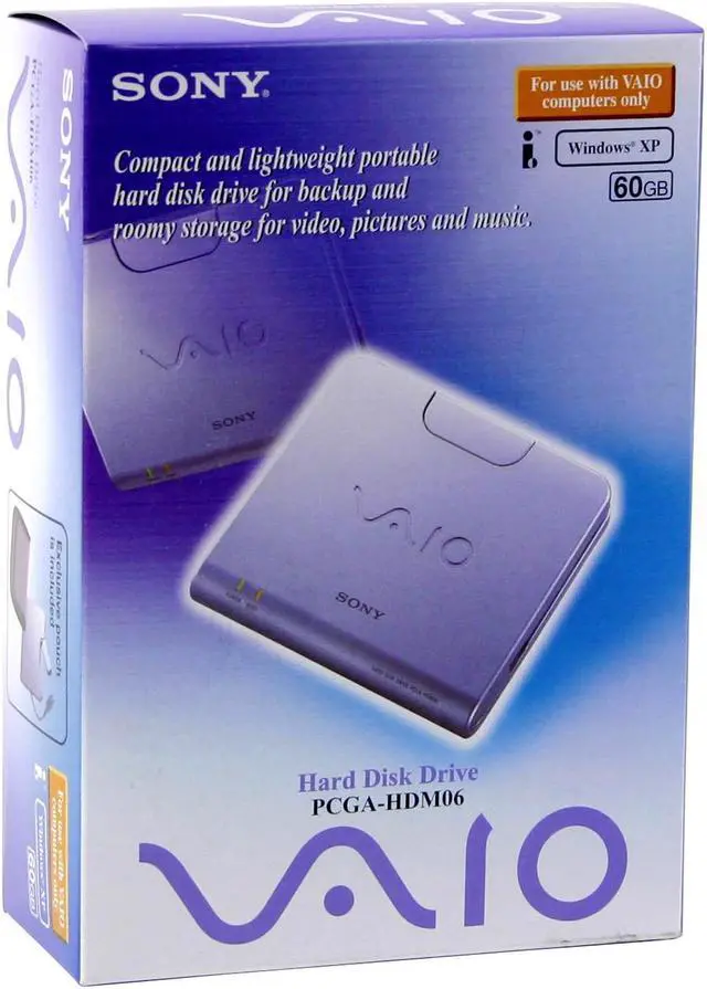 Open Box: SONY 60GB IEEE 1394 mini External Hard Drive - Newegg.com