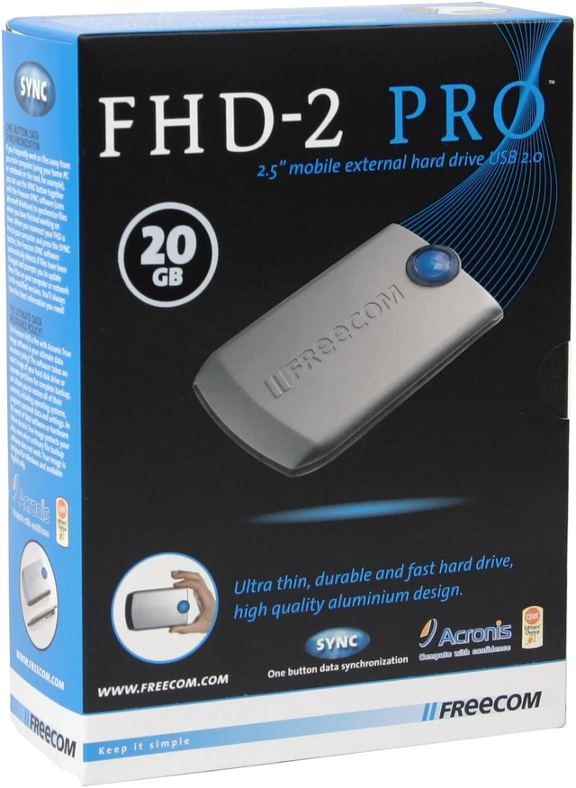 Freecom Usb FREECOM 20GB USB 2.0 2.5