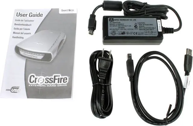 Alt view image 3 of 3 - SMARTDISK CrossFire 160GB USB 2.0 3.5" External Hard Drive USBXF160
