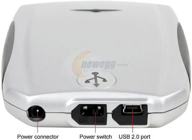 Alt view image 3 of 5 - SMARTDISK FireLite 40GB USB 2.0 2.5" External Hard Drive USBFLB40
