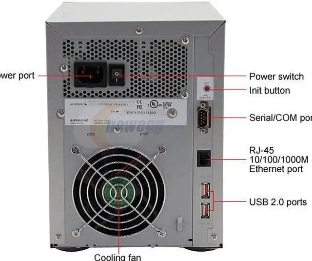 Alt view image 3 of 4 - BUFFALO HD-H2.0TGL/R5 2TB TeraStation Network Attached Storage