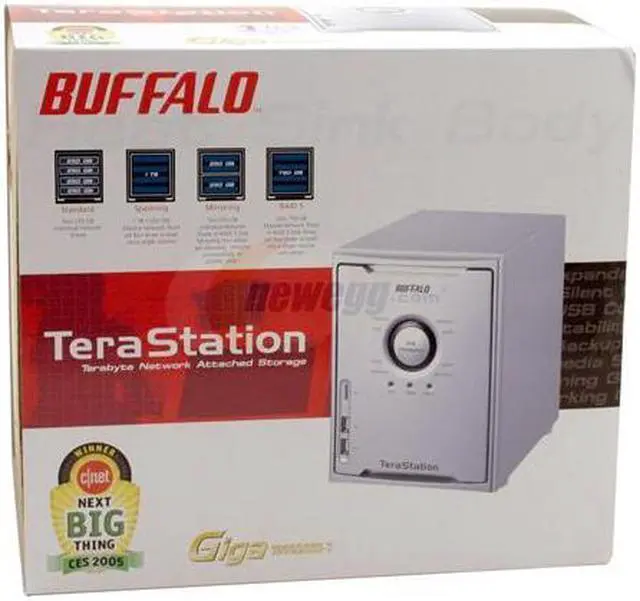 Alt view image 4 of 4 - BUFFALO HD-H2.0TGL/R5 2TB TeraStation Network Attached Storage