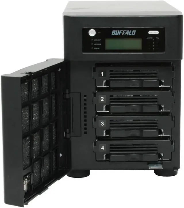 Alt view image 7 of 14 - BUFFALO TS-H2.0TGL/R5 4 x 500G TeraStation PRO II Network Attached Storage