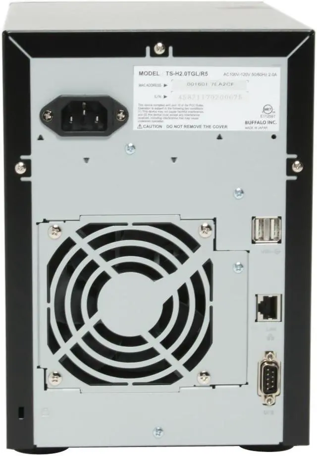 Alt view image 10 of 14 - BUFFALO TS-H2.0TGL/R5 4 x 500G TeraStation PRO II Network Attached Storage