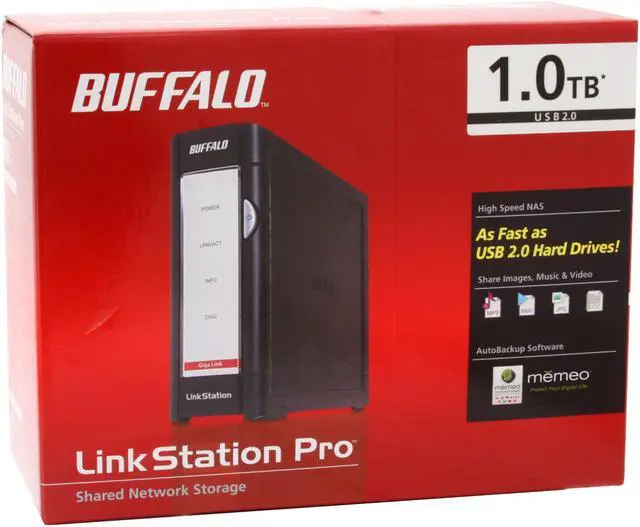 Alt view image 7 of 7 - BUFFALO LS-1000GL 1TB LinkStation Pro Network Storage
