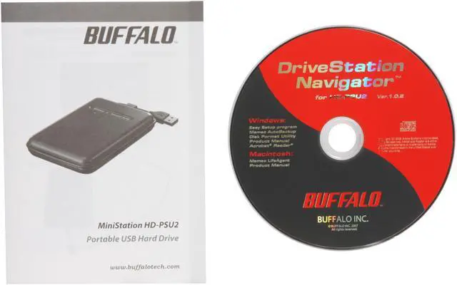 Alt view image 5 of 6 - BUFFALO MiniStation 250GB USB 2.0 2.5" External Hard Drive HD-PS250U2