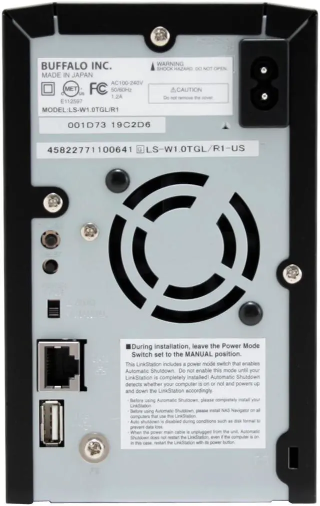 Alt view image 5 of 9 - BUFFALO LS-W1.0TGL/R1 1TB LinkStation Pro Duo NAS