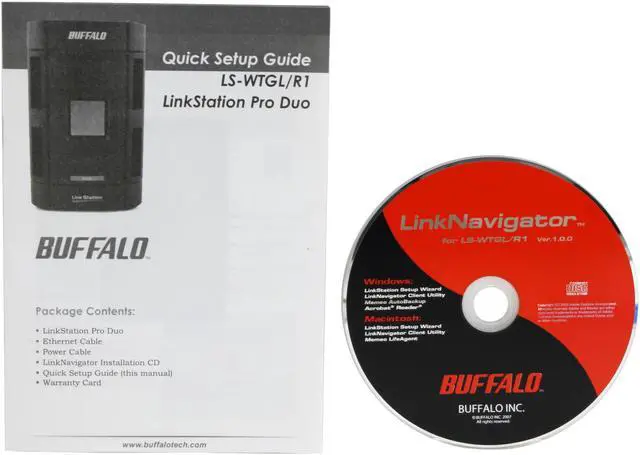 Alt view image 8 of 9 - BUFFALO LS-W1.0TGL/R1 1TB LinkStation Pro Duo NAS