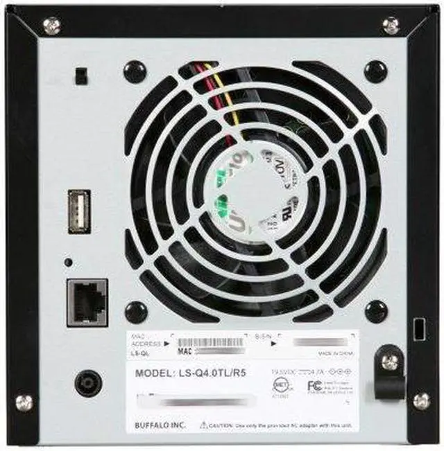 Alt view image 5 of 8 - BUFFALO LS-Q4.0TL/R5 4TB LinkStation Quad Shared Network Storage