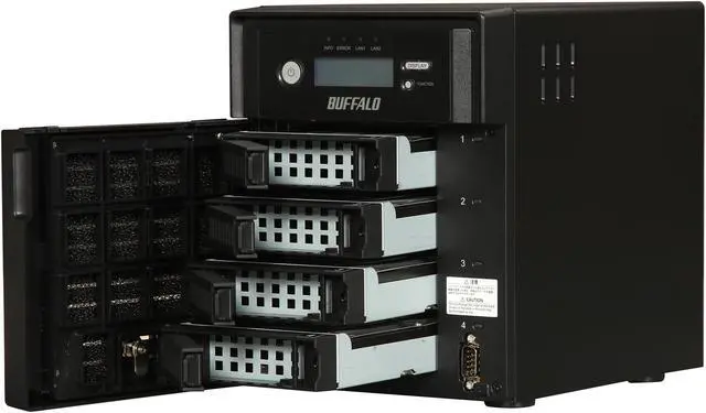 Alt view image 5 of 6 - BUFFALO TeraStation III 4-Bay 4 TB (4 x 1 TB) RAID Network Attached Storage (NAS) - TS-X4.0TL/R5