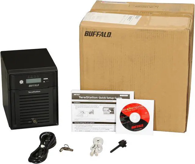 Alt view image 6 of 6 - BUFFALO TeraStation III 4-Bay 4 TB (4 x 1 TB) RAID Network Attached Storage (NAS) - TS-X4.0TL/R5