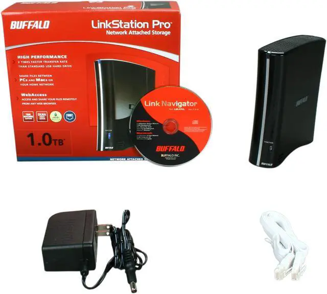 Alt view image 4 of 4 - BUFFALO LS-XH1.0TL 1TB LinkStation Pro Network Attached Storage