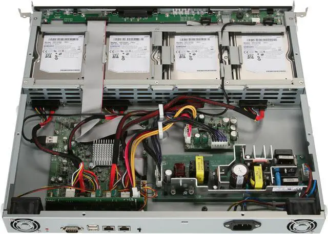 Alt view image 5 of 7 - BUFFALO TeraStation III 4-Bay 4 TB (4 X 1 TB) RAID 1U Rack Mountable Network Attached Storage (NAS) - TS-RX4.0TL/R5