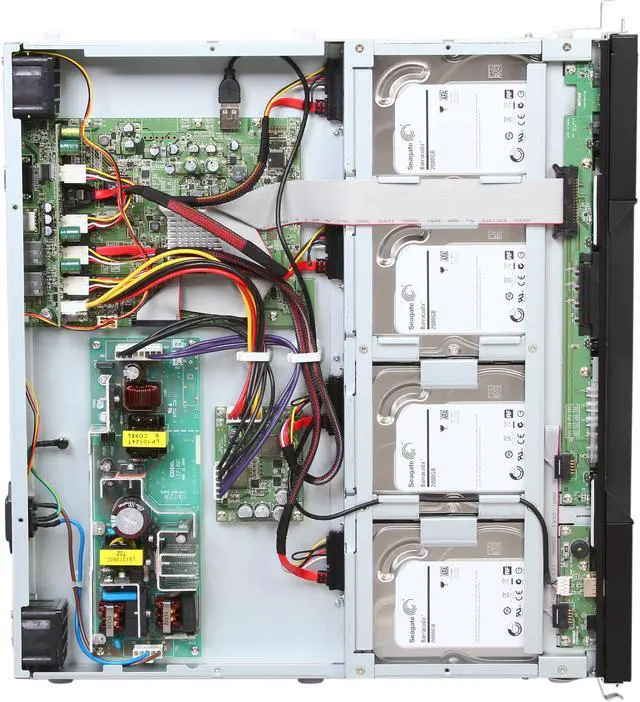 Alt view image 7 of 9 - BUFFALO TeraStation III 4-Bay 8 TB (4 X 2 TB) RAID 1U Rack Mountable Network Attached Storage (NAS) - TS-RX8.0TL/R5