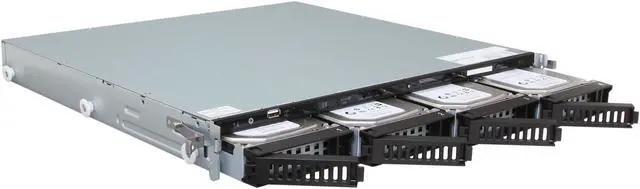 Alt view image 8 of 9 - BUFFALO TeraStation III 4-Bay 8 TB (4 X 2 TB) RAID 1U Rack Mountable Network Attached Storage (NAS) - TS-RX8.0TL/R5