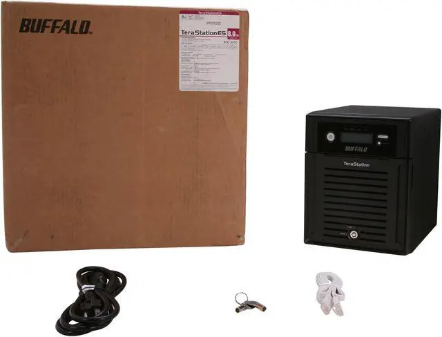 Alt view image 7 of 7 - BUFFALO TeraStation ES 4-Bay 8 TB (4 x 2 TB) RAID Network Attached Storage (NAS) - TS-XE8.0TL/R5