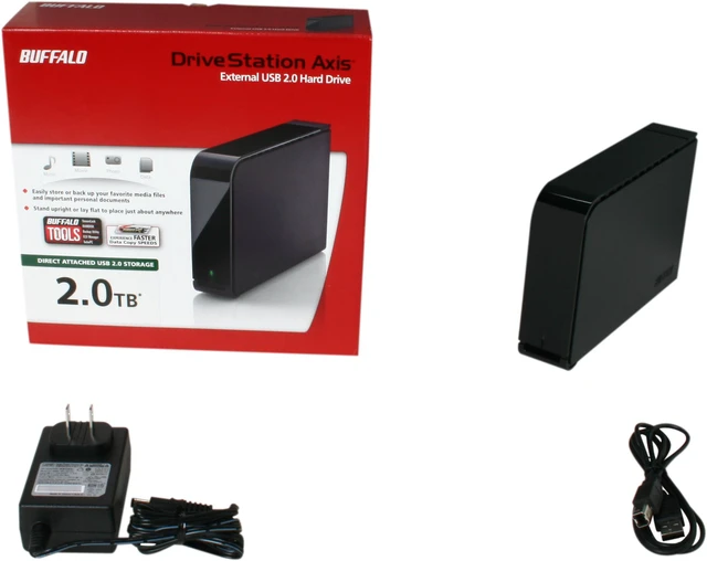 BUFFALO DriveStation Axis 2TB USB 2.0 3.5