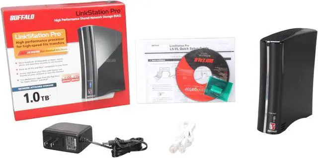 Alt view image 5 of 5 - BUFFALO LS-V1.0TL 1TB LinkStation Pro LS-VL Network Storage