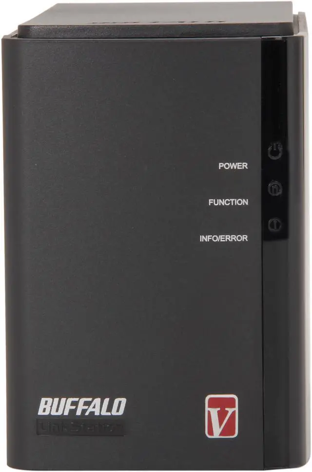 Alt view image 2 of 6 - BUFFALO LS-WV4.0TL/R1 4TB (2 x 2TB) LinkStation Pro Duo RAID 0/1 Network Storage