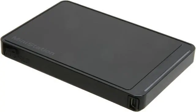 Main image of BUFFALO 500GB MiniStation Stealth External Hard Drive USB 2.0 Model HD-PCT500U2/B Black
