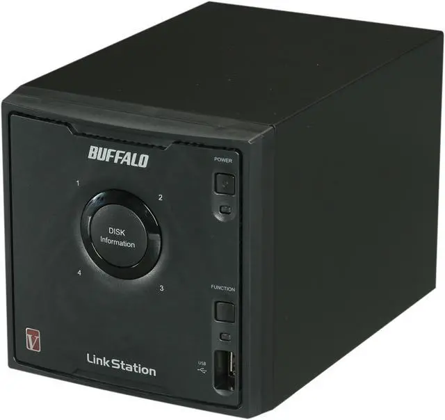 Main image of BUFFALO LinkStation Pro Quad 4-Bay 8 TB (4 x 2 TB) RAID High Performance Network Attached Storage (NAS) - LS-QV8.0TL/R5