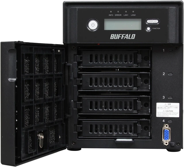 BUFFALO TS-QVH12TL/R6 12TB (4 x 3TB) TeraStation Pro Quad Network ...