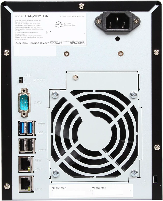 BUFFALO TS-QVH12TL/R6 12TB (4 x 3TB) TeraStation Pro Quad Network ...
