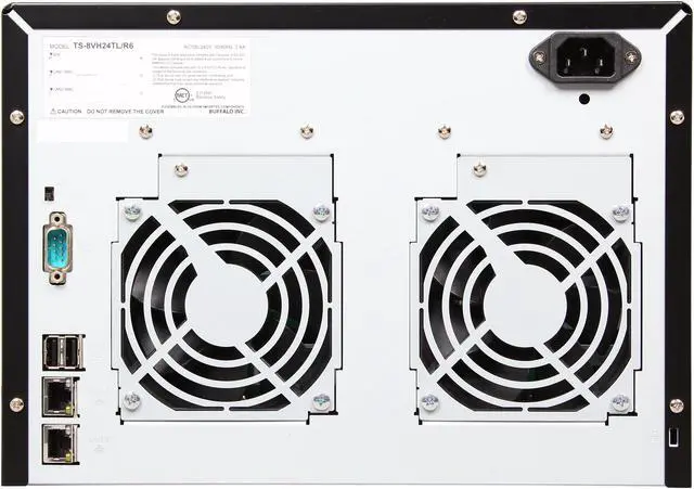 Alt view image 4 of 6 - BUFFALO TS-8VH24TL/R6 24TB (8 x 3TB)TeraStation Pro 8 Network Attached Storage