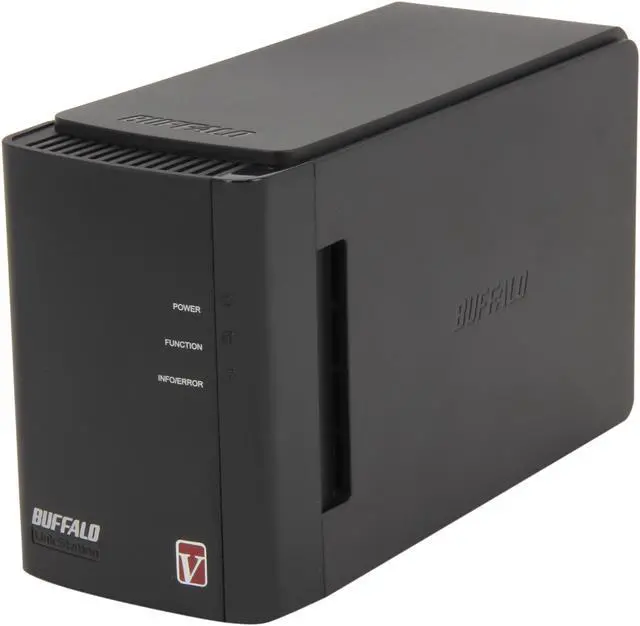 外付けハードディスク・ドライブ Bufflo Link Station Ls-WV2.0TL/R1 2TB Refurbished: BUFFALO LS-WV2.0TL/R1-R LinkStation Pro Duo RAID 0/1