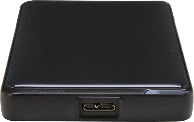 Alt view image 4 of 5 - BUFFALO 1TB MiniStation Plus Portable Hard Drive USB 3.0 Model HD-PNT1.0U3B Black