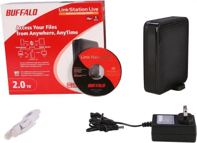 Alt view image 5 of 5 - BUFFALO LinkStation Live 2 TB Network Attached Storage (NAS) - LS-X2.0TL