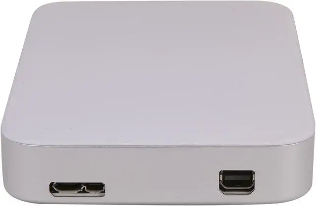 Alt view image 4 of 5 - BUFFALO MiniStation Thunderbolt 1TB 2.5" USB 3.0 / Thunderbolt Portable Hard Drive Model HD-PA1.0TU3