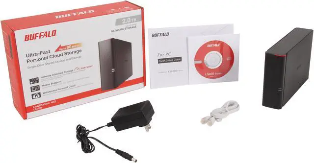 Alt view image 5 of 5 - BUFFALO LinkStation 410 2 TB High Performance NAS Personal Cloud Storage and Media Server - LS410D0201