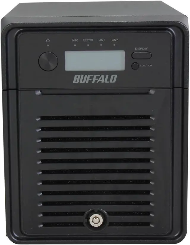 Alt view image 2 of 7 - BUFFALO TeraStation 3400 4-Bay 8 TB (4 x 2 TB) RAID NAS & iSCSI Unified Storage - TS3400D0804