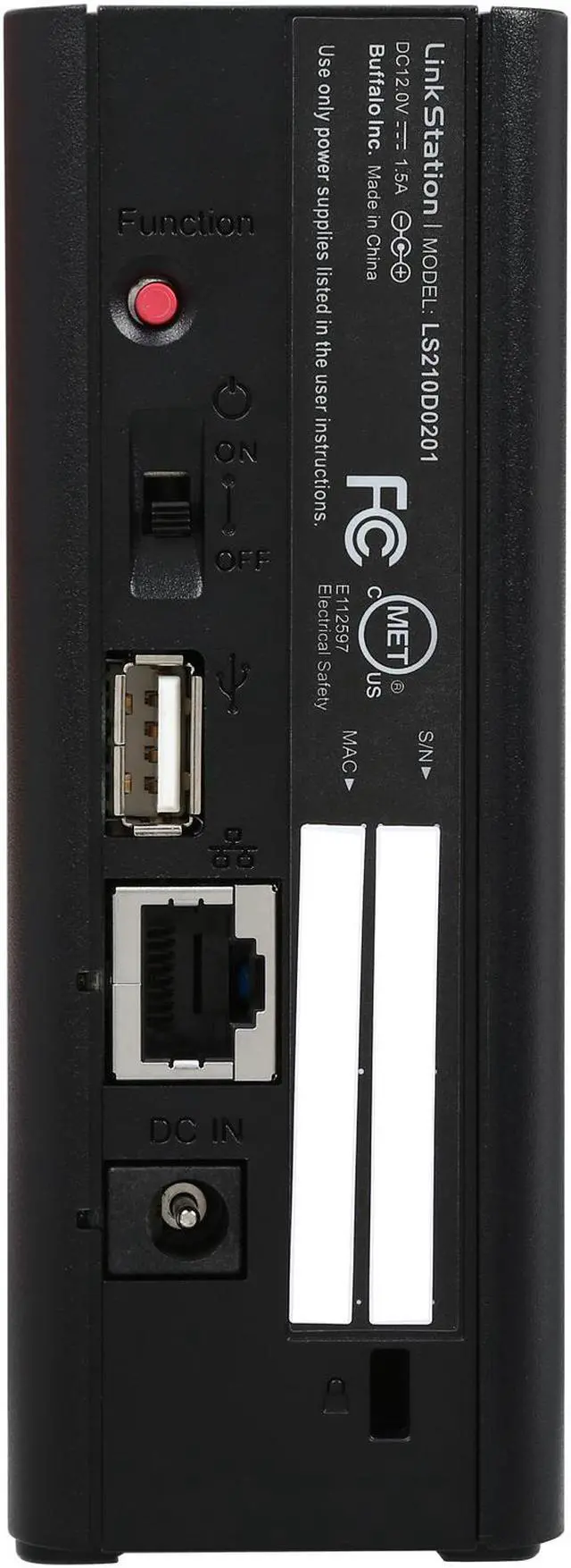 Alt view image 5 of 6 - LinkStation 210 3TB Personal Cloud Storage with Hard Drives Included (LS210D0301)