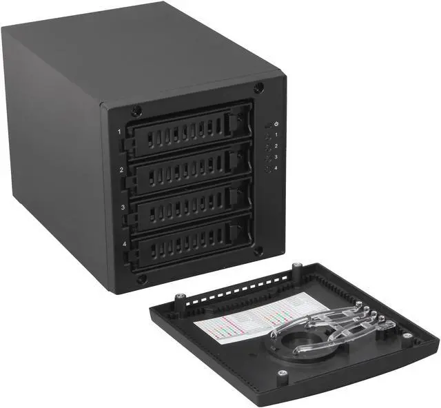 Alt view image 6 of 8 - Buffalo DriveStation Quad 4-Drive 8TB External Hard Drive HD-QH8TU3R5