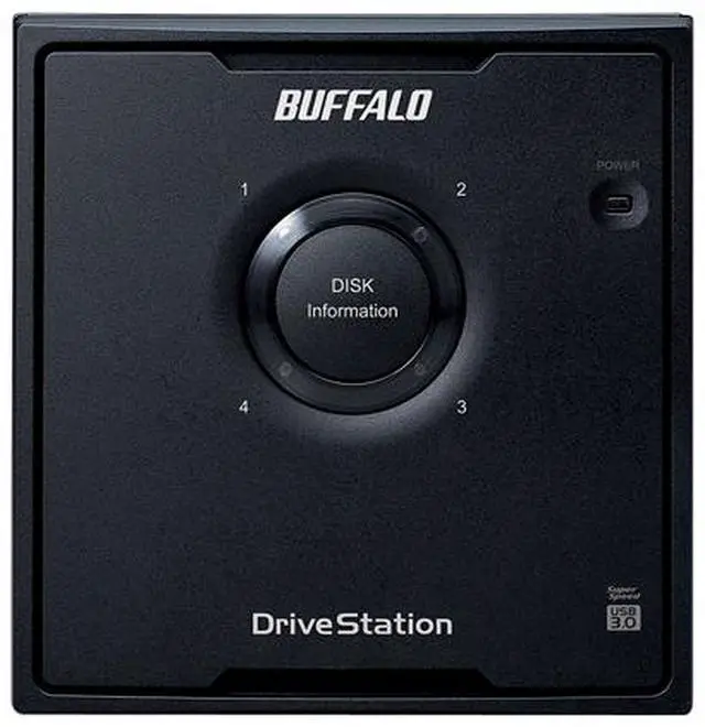 Alt view image 2 of 4 - Buffalo DriveStation Quad 4-Drive16TB External Hard Drive
