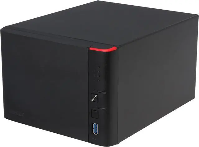 Main image of BUFFALO LinkStation 441e (LS441DE) Diskless System Diskless Enclosure High Performance RAID NAS Personal Cloud Storage and Media Server