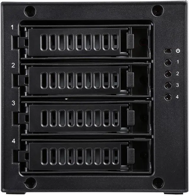 Alt view image 3 of 8 - Buffalo DriveStation Quad 4-Drive 24TB External Hard Drive