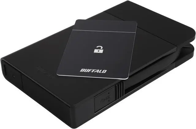 Alt view image 8 of 9 - BUFFALO 1TB MiniStation Extreme NFC Portable Hard Drive USB 3.0 Micro-B Model HD-PZN1.0U3B Black