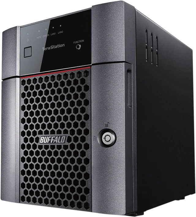 Alt view image 2 of 10 - Buffalo TeraStation 3410DN Desktop 12 TB NAS Hard Drives Included